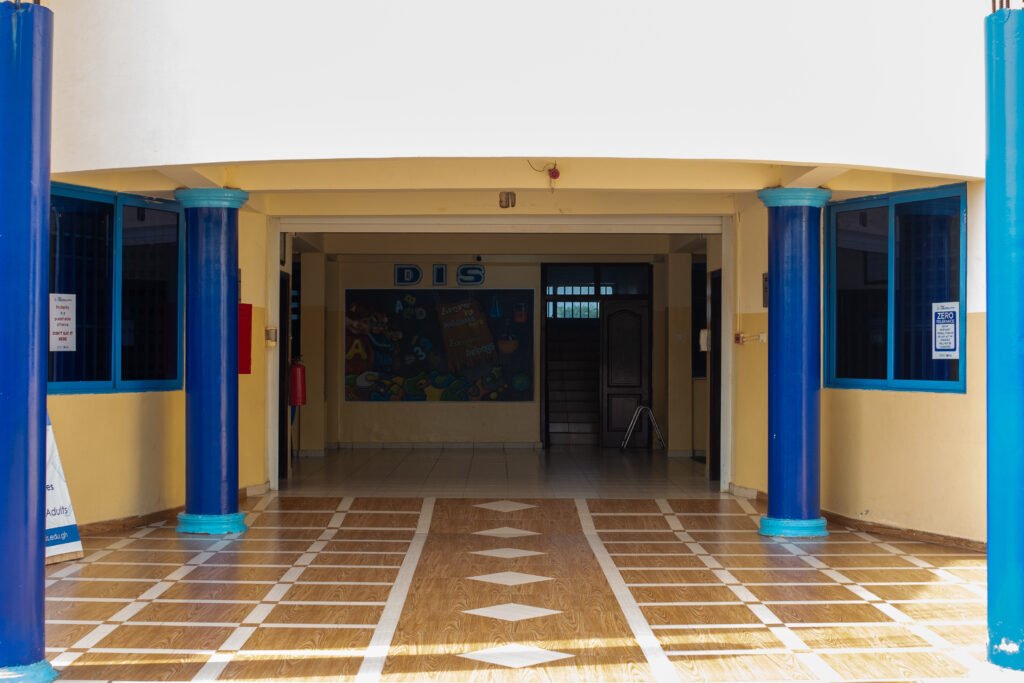 Main corridor of the Burma Hills campus